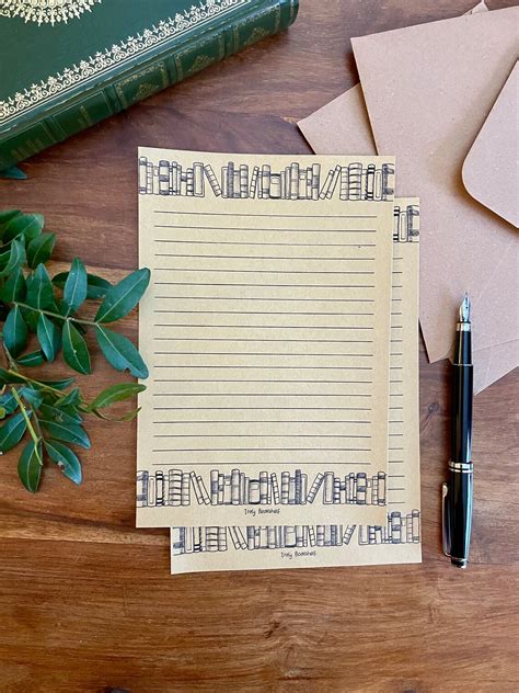 Letter Writing Paper Academia Paper Handmade Stationery - Etsy