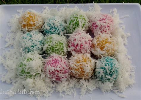 Resep Klepon Pelangi Oleh Devalesha Kitchen Cookpad