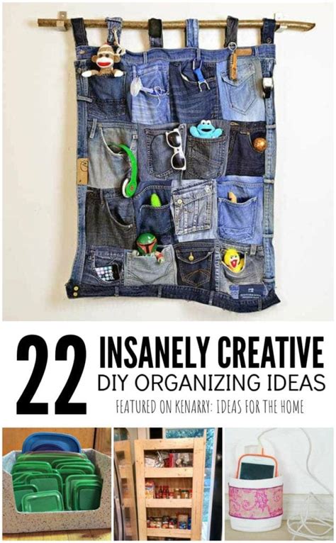 22 Insanely Creative Diy Home Organization Hacks Kenarry