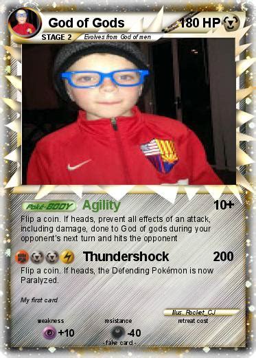Pokémon God Of Gods Agility My Pokemon Card