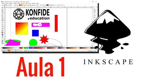 Curso De Inkscape Aula Vis O Geral Dos Comandos Youtube