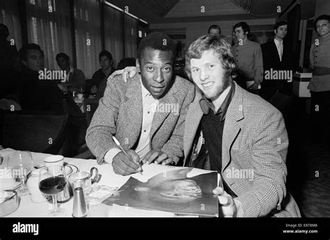 Brazilian footballer Edson Arantes do Nascimento, more famously knows ...