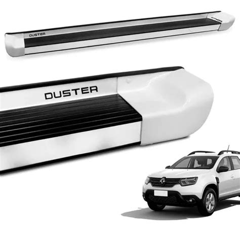 Estribo Duster 2012 A 2023 Alumínio Branco Personalizado Parcelamento