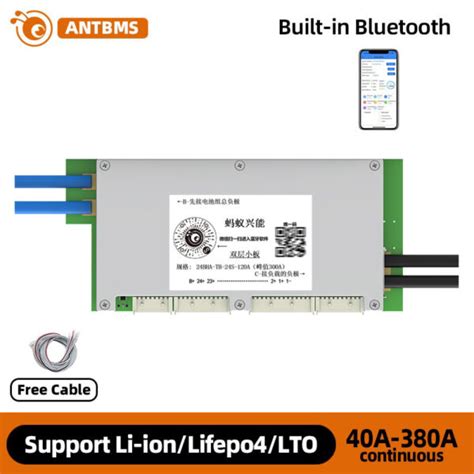 Ant Bms S S A A Smart V V Lifepo Li Ion Lto Battery