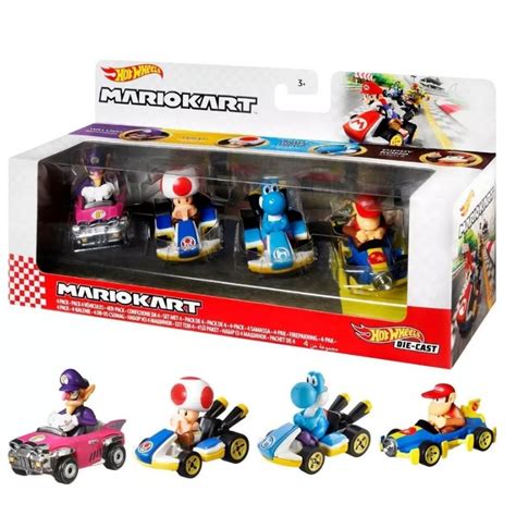 智酷玩具屋 正版 Mattel 全新 Hot Wheels 風火輪Mario Kart 部車 P 風火輪小汽車 蝦皮購物