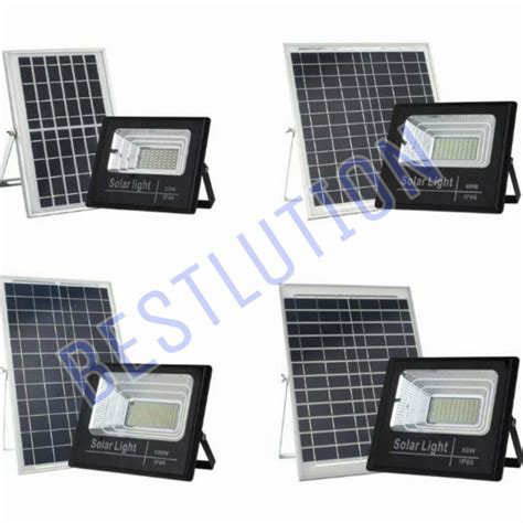 Jual Lampu Soror Led W Tenaga Surya Lampu Tembak Solar Cell Panel