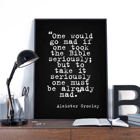 Aleister Crowley Aleister Crowley Quote Poster Aleister Etsy