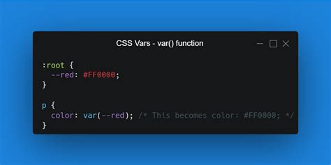 Css Variables What Are They How To Use Them Html All The Things