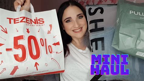 Haul Tezenis Shein E Pull Bear Alessandramakeupandnails Youtube