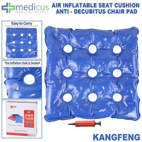 Medicus Kangfeng Anti Decubitus Pvc Wheel Chair Air Cushion Inflatable