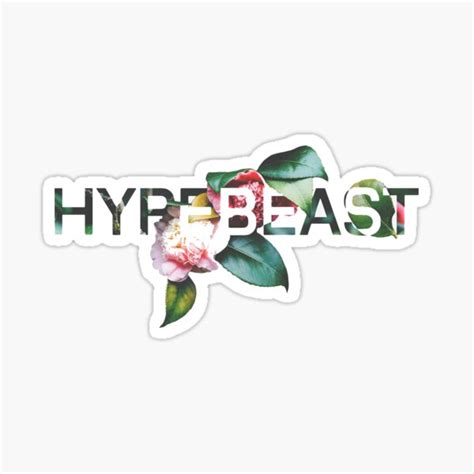 "Hypebeast Logo" Sticker for Sale by AlphabetStudios | Redbubble