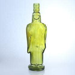 750ml Antique Green Glass Wine Bottle Bordeaux Wine Bottle Burgundy