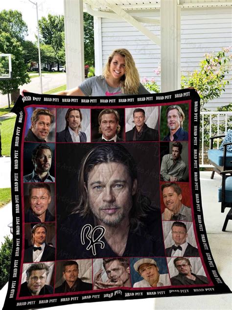 Brad Pitt Blanket Quilt G95 Goamazingstyle