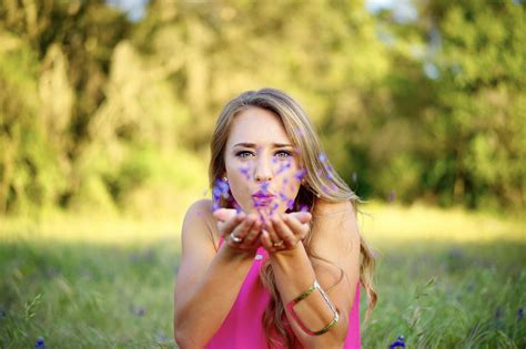 Free Images Grass Person Blur Plant Girl Woman Hair Field