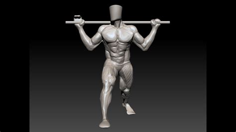 Minutes Zbrush Sculpting Muscle Youtube