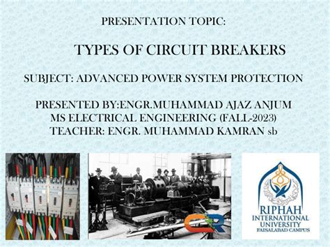 Types of Circuit breakers