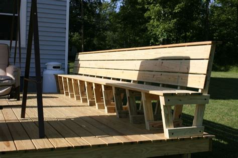 Randalls Blog Deck Bench Seating Deck Bench Diy Deck