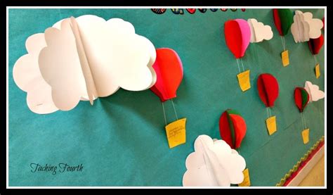 Teaching Fourth Hot Air Balloon Bulletin Board