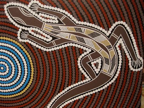 "Goanna by Australian Aboriginal artist David Williams" by ...