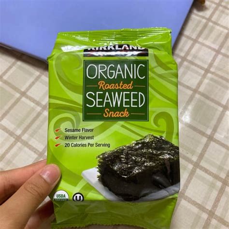 Kirkland Signature Organic Roasted Seaweed Snack Reviews Abillion