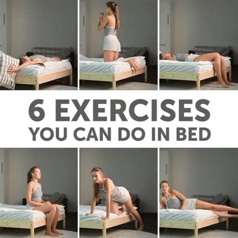 6 Exercises You Can Do In Bed Amazing Workout Session [video] In 2020