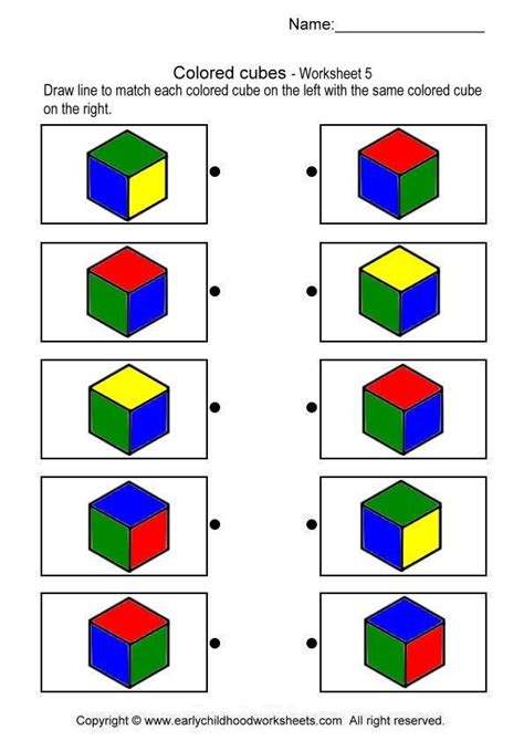 Easy Visual Discrimination Free Worksheets For Toddlers Preschoolers