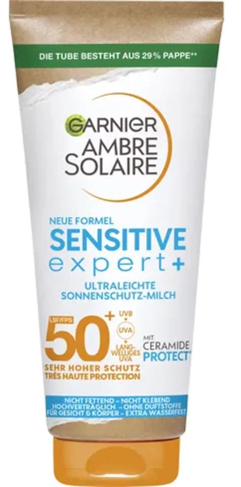 Garnier Ambre Solaire Sensitive Expert Mleczko Do Opalania Spf