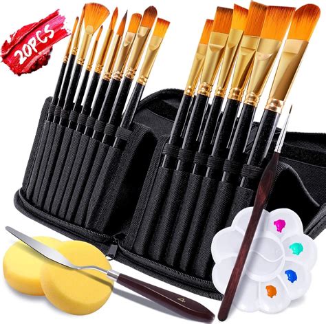 Amazon Uk Acrylic Paint Brushes At Dennis Pratt Blog