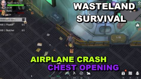 AIRPLANE CRASH CRATE OPENING WASTELAND SURVIVAL PC GAMEPLAY YouTube