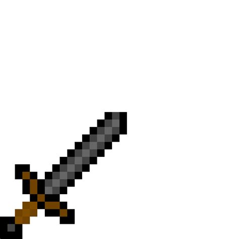 Netherite Sword Pixel Art