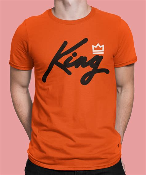 Koningsdag T Shirt King Queen Premium 1001CAPS