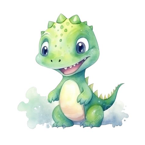 Watercolor Dinosaur Cute Watercolor Dino Dinosaur Png Transparent