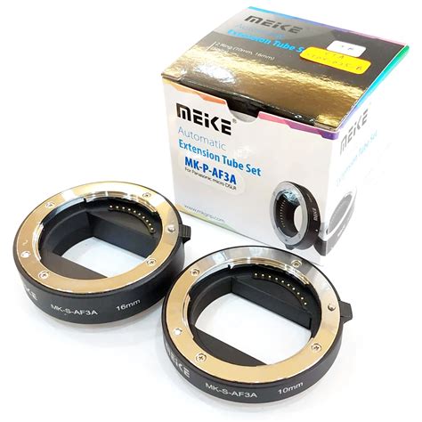 Used Meike Mk S Af A Metal Auto Focus Macro Extension Tube Adapter