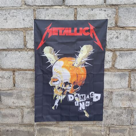 Metallica Damage Inc Textile Poster Flag Tapestry
