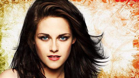 Wallpaper Face Model Long Hair Kristen Stewart Black Hair Skin