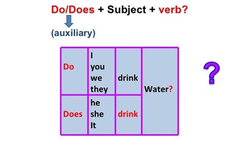 InglÉs Present Simple Interrogative Form