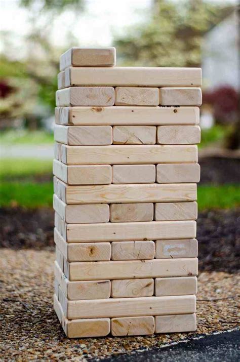 Giant Jenga Diy Tikloma