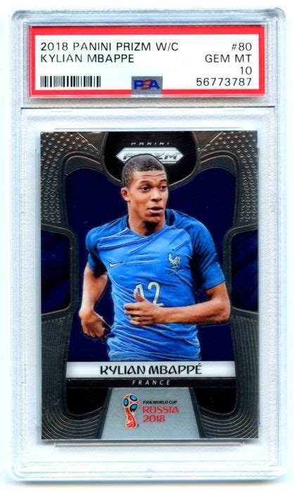 2018 Panini Prizm World Cup 80 Kylian Mbappé Rookie Card Catawiki