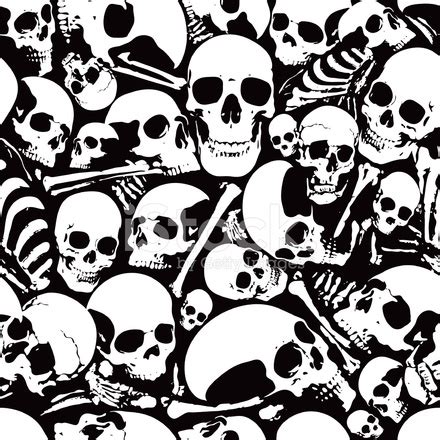 Seamless Skull Wallpaper Background Stock Photo Royalty Free FreeImages