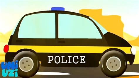 Полицейская машина, полиция транспортное средство и автомойка видео для ...