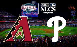 D Nde Ver Dbacks Vs Phillies Juego Hoy Serie De Campeonato