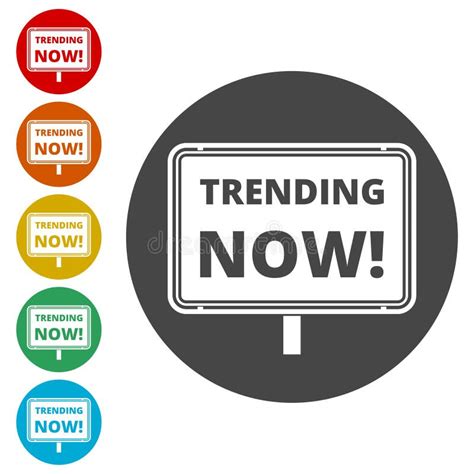 Trending now icon stock vector. Illustration of computing - 107494940