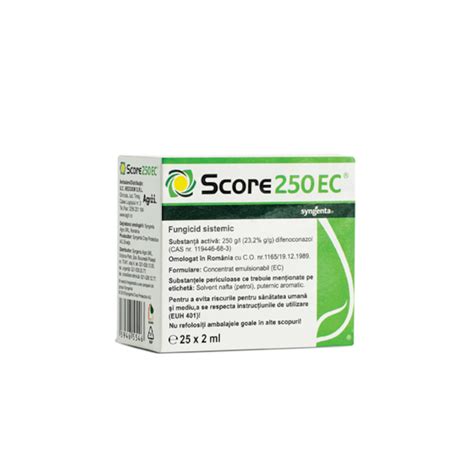 Fungicid Sistemic Score 250 EC 8 Ml EMAG Ro