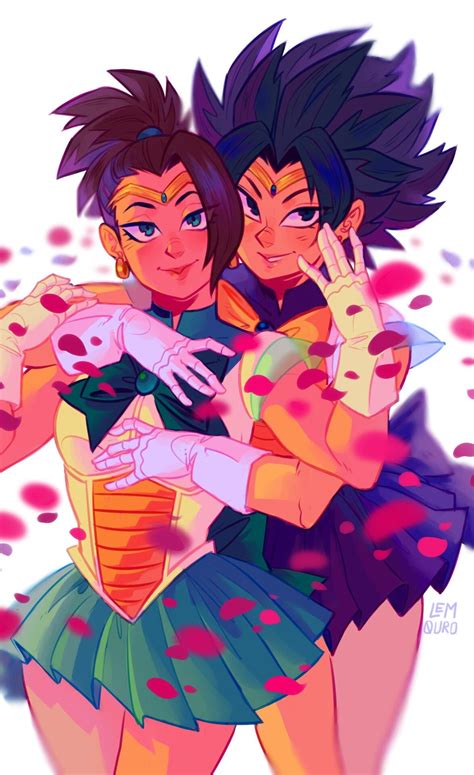 Kale Y Caulifla Personajes De Dragon Ball Personajes De Goku Bocetos De Personajes Kulturaupice