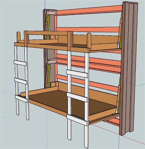 Murphy Bunk Bed Plans WoodWorking Projects Plans Bunk Bed Plans