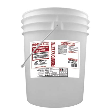 Pronto Locktite Asbestos Lockdown Encapsulant, 5 Gallons, White