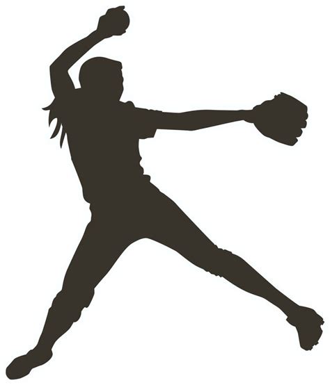 Cloudflare Softball Pitcher Softball Clipart Softball