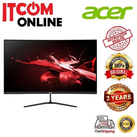 Acer Led Gaming Nitro Curve 31 5 Monitor Ed320qr S Um Je0sm P01 Va Fhd 1ms Hdmi Dp Vesa A