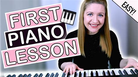 How To Play Piano EASY First Piano Lesson YouTube