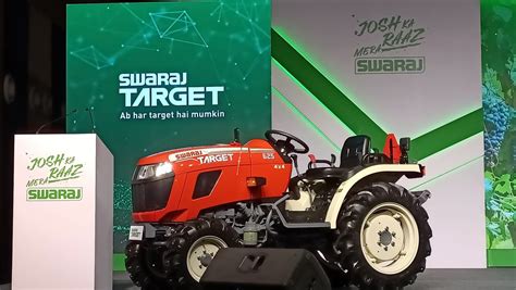 Swaraj Tractors Launches Swaraj Target A New Compact Light Weight